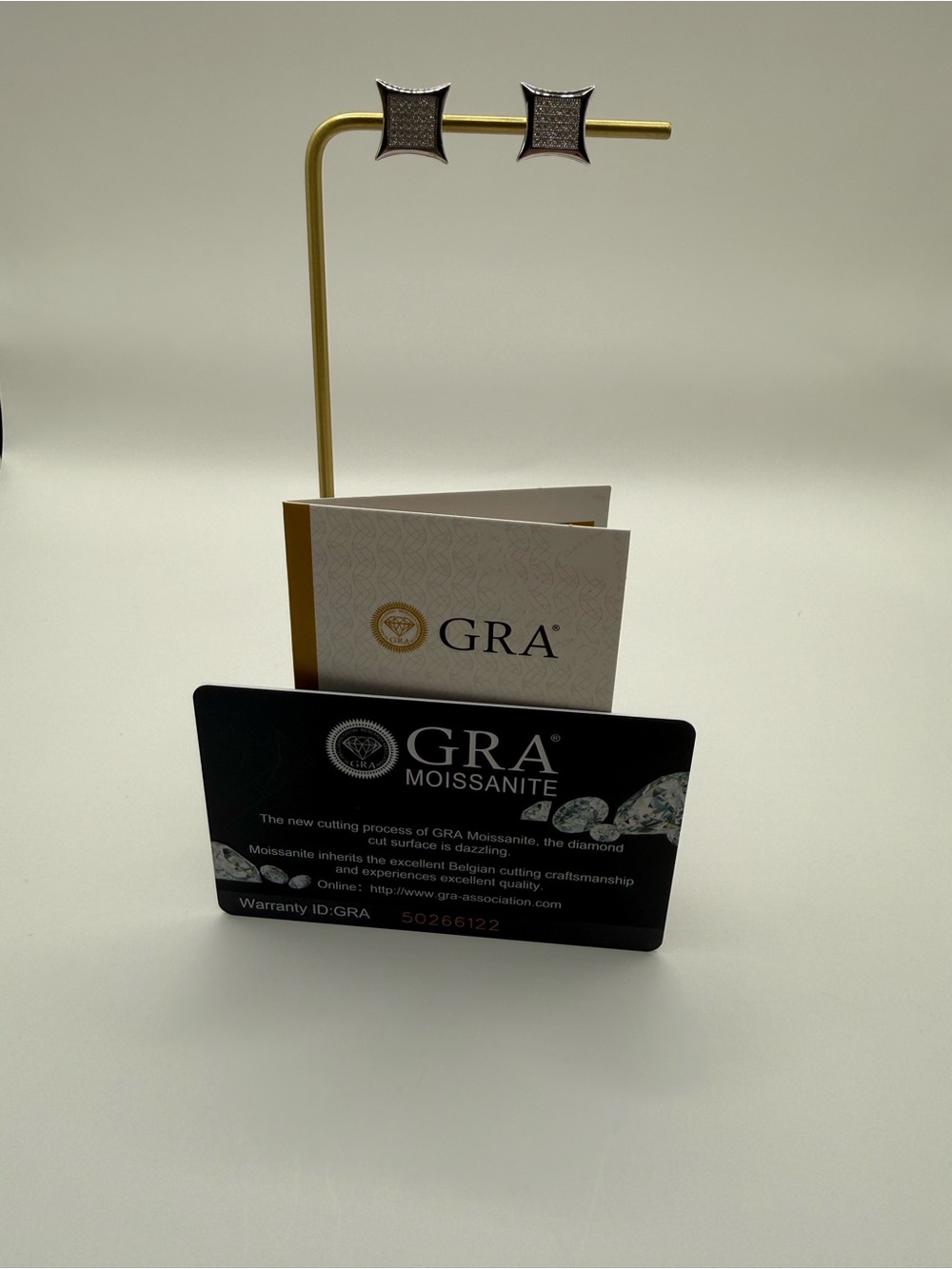GRA Certified Moissanite Pavé Statement Studs